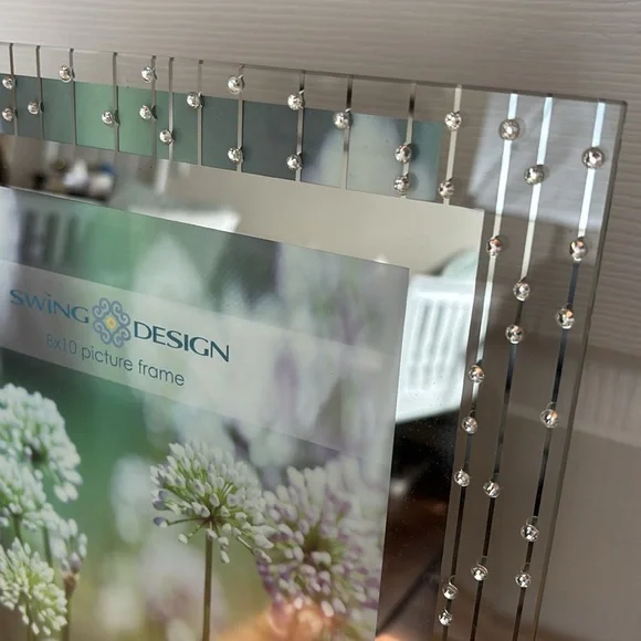 Swing Design Celestial Clear Glass Frame 11x13 fits 8x10 photo - Picture 5 of 9